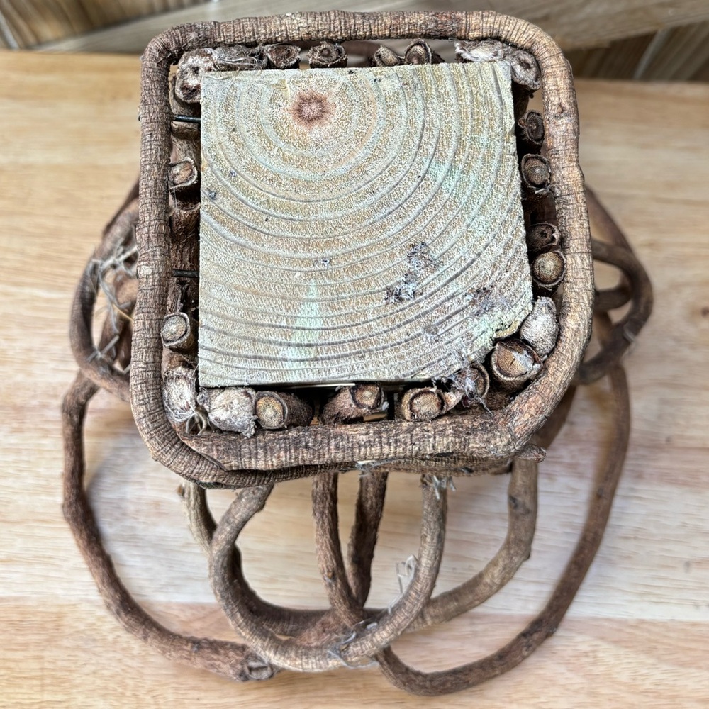 Vintage Handmade Wisteria Vine Rustic Decor Piece 10 1/2”H - Picture 8 of 9